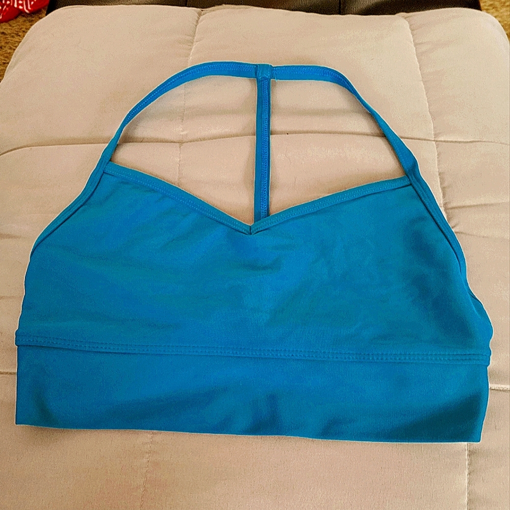 Dark teal five dancewear sports bra